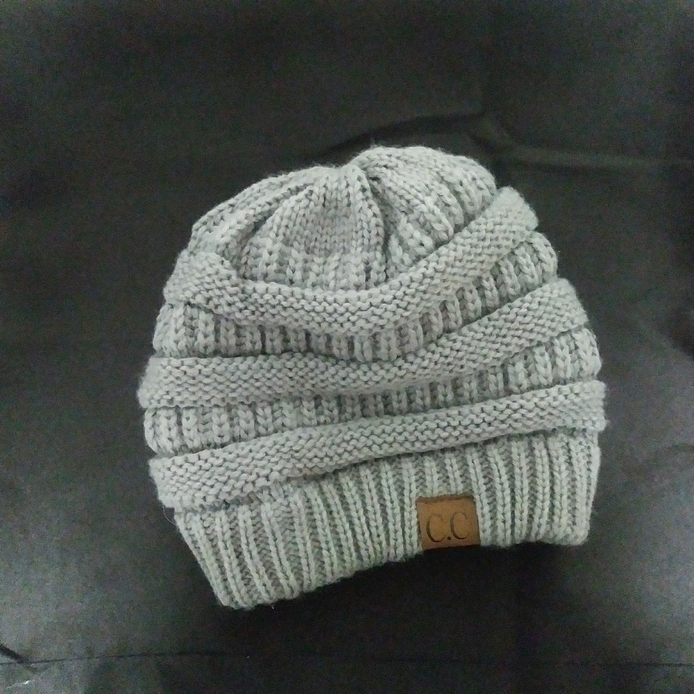 Womens C.C Knit Beanie Hat